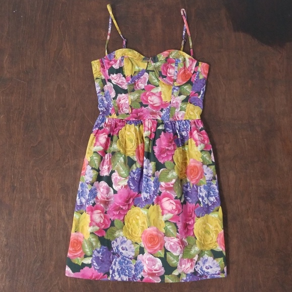 topshop corset dress